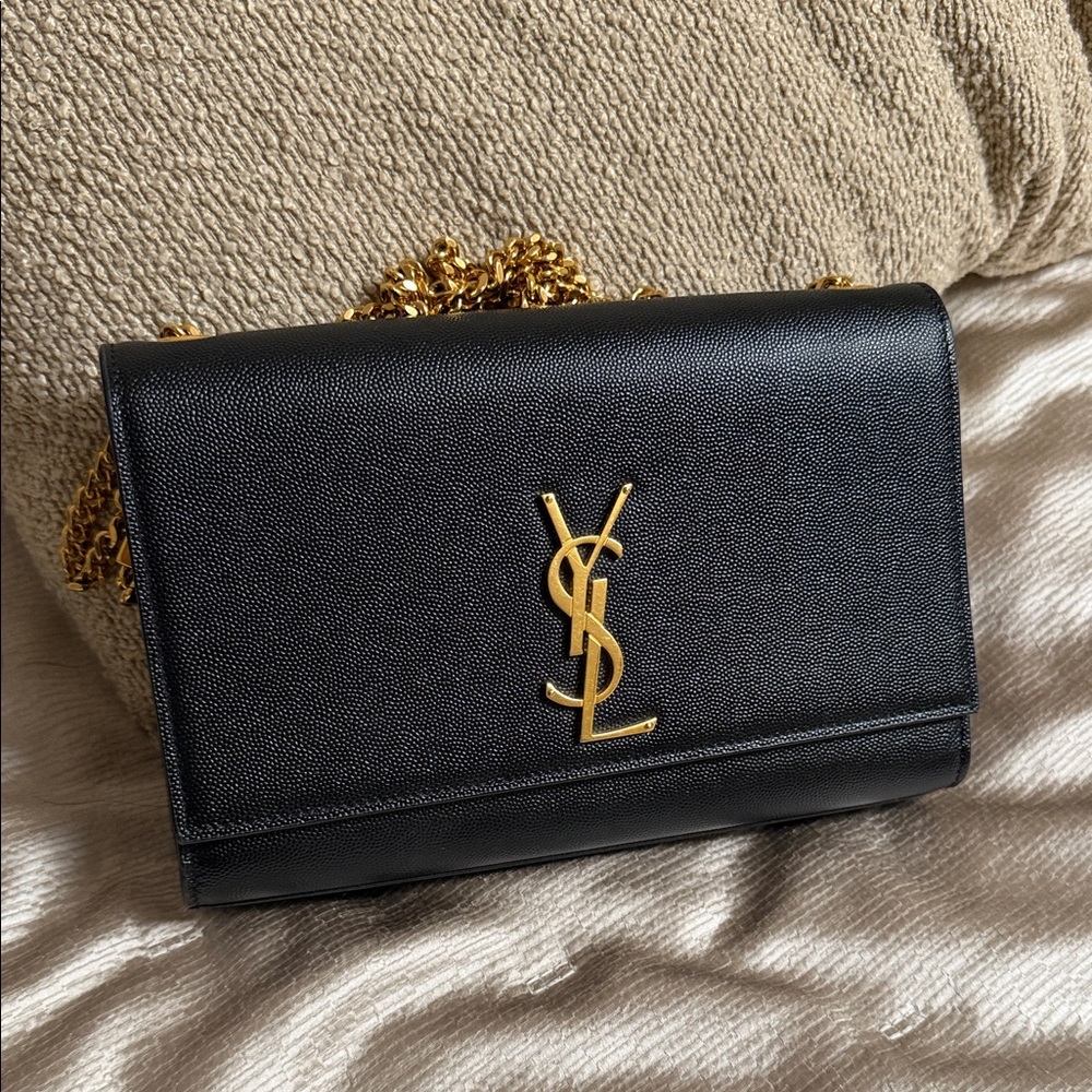 Yves Saint Laurent - YSL - Medium Kate Bag - BLACK